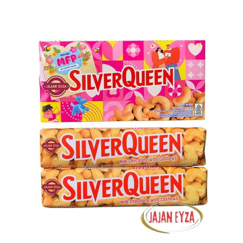 

cokelat promo vday kemasan limited edition silverqueen 1 pack get 2 / silverqueen promo / cokelat silver queen promo / promo silverqueen valentine