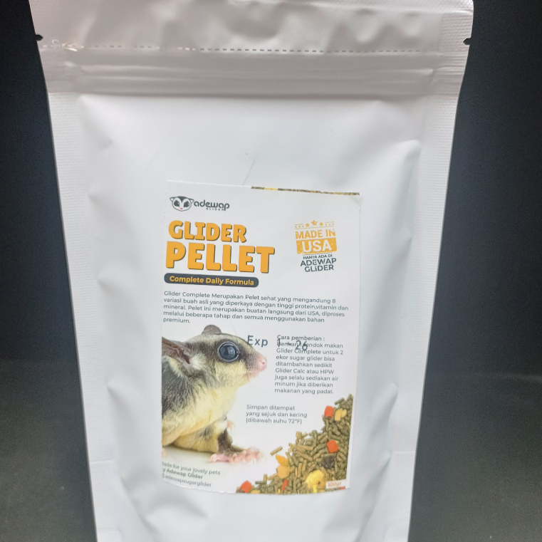 ADEWAP GLIDER Glider Pellet Makanan Sugar Glider Complete Daily Formula