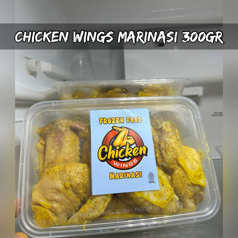 

(frozen food) Chicken Wings Marinasi 300gr//KHUSUS INSTAN AREA SEMARANG KOTA