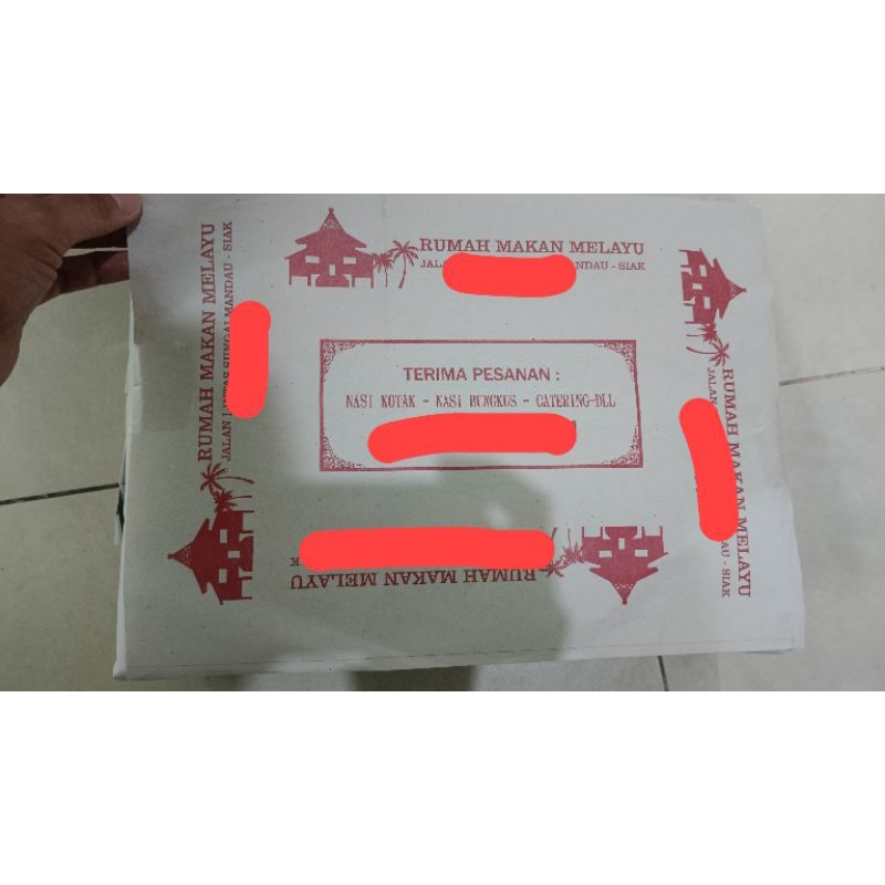KERTAS BUNGKUS NASI PADANG/ RUMAH MAKAN MURAH , PAKET 1 RIM/(500LEMBAR)