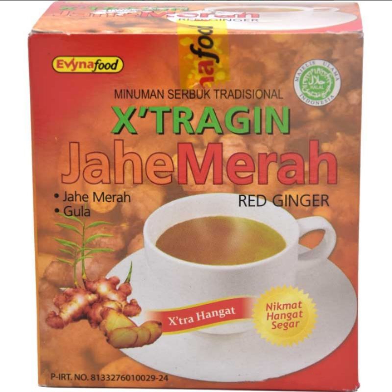 

X'Tragin minuman serbuk jahe merah 5 x 20 g