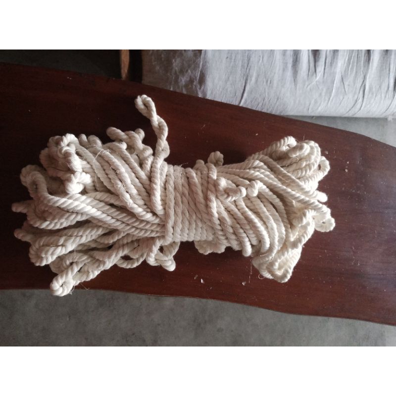 Tali Bendera tali katun macrame tali tandu pramuka 6mm panjang 30 meter