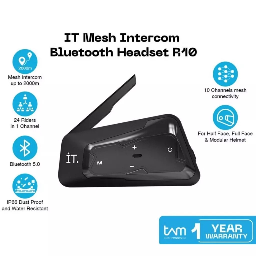 INTERCOM IT R10 MESH INTERCOM IT R10 MESH INTERCOM INTERCOM UNIVERSAL IT R10 MESH INTERCOM ORIGINAL