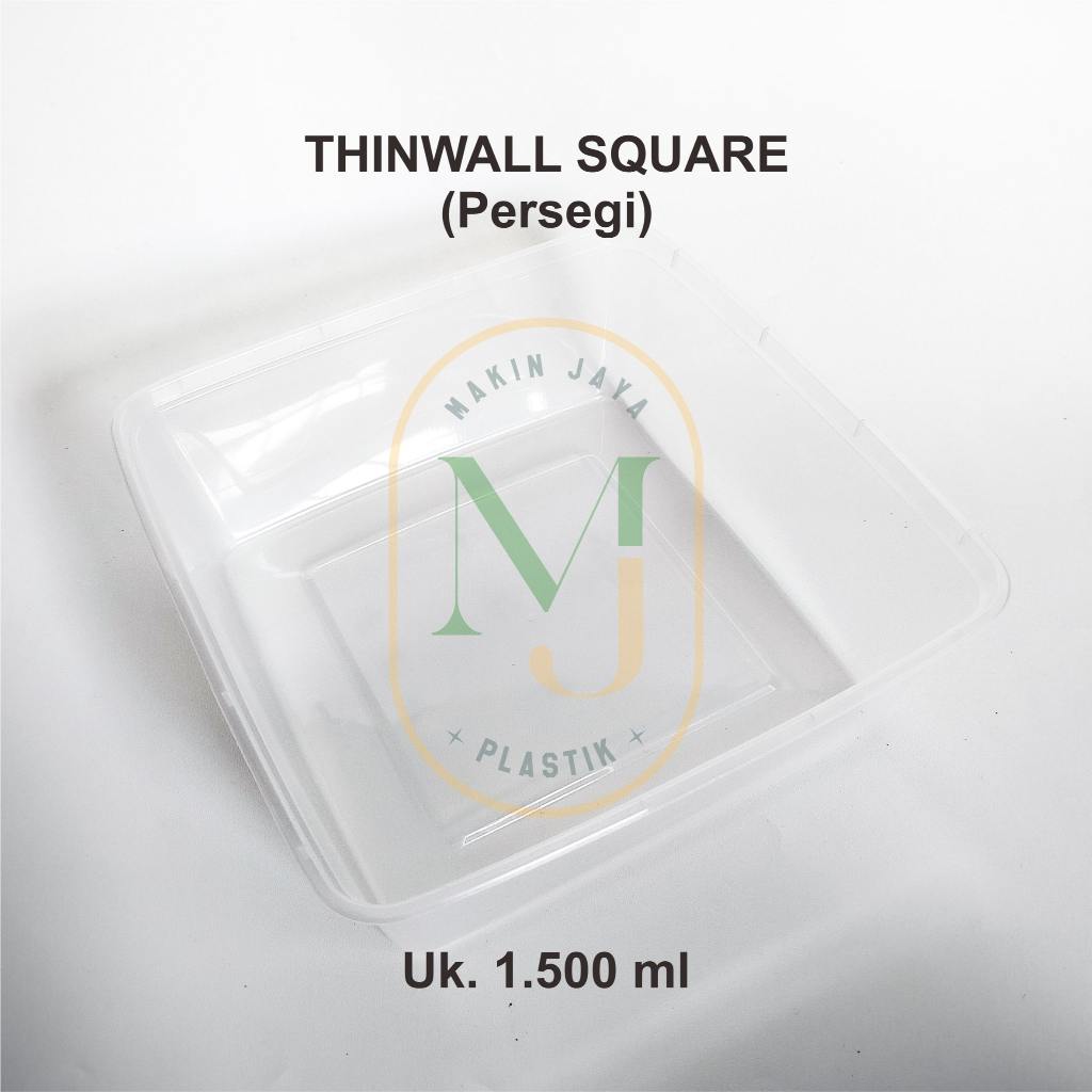 [ECER] Thinwall Square 1500ml Victory / Thinwall Thinwall Square Kotak 1500ml