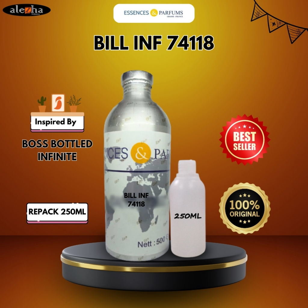 BIBIT PARFUM MURNI BILL INF 74118 / BOSS BOTTLED INFINITY (ESSENCES) 250ML REPACK