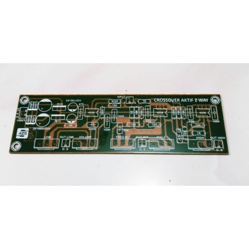 PCB Crossover Aktif 3 Way