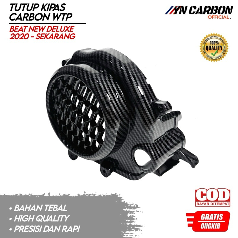 Cover Tutup Kipas Carbon Beat New Deluxe 2020 Tutup Kipas Carbon Beat 2020 Genio 2020 Scoopy Esp Har