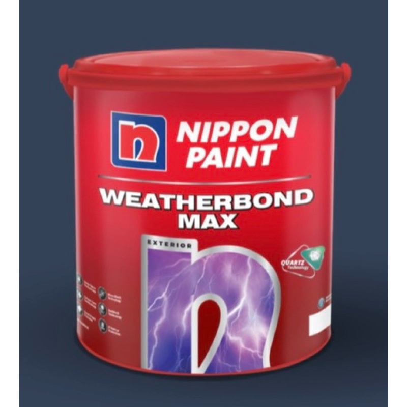 Cat Tembok Nippon Paint Weatherbond Max / Cat Dinding Premium / Cat Dinding Luar Exterior 20Liter