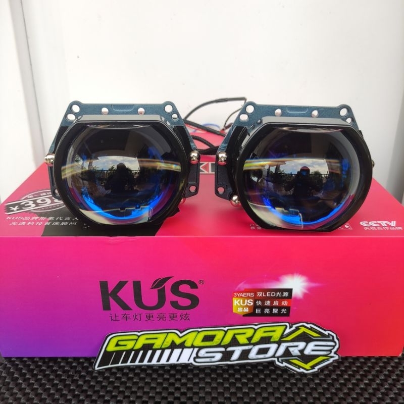 Lampu BILED KUS FOX2 HALF SQUARE LENS SL 70W Foxi 2 pajero fortuner