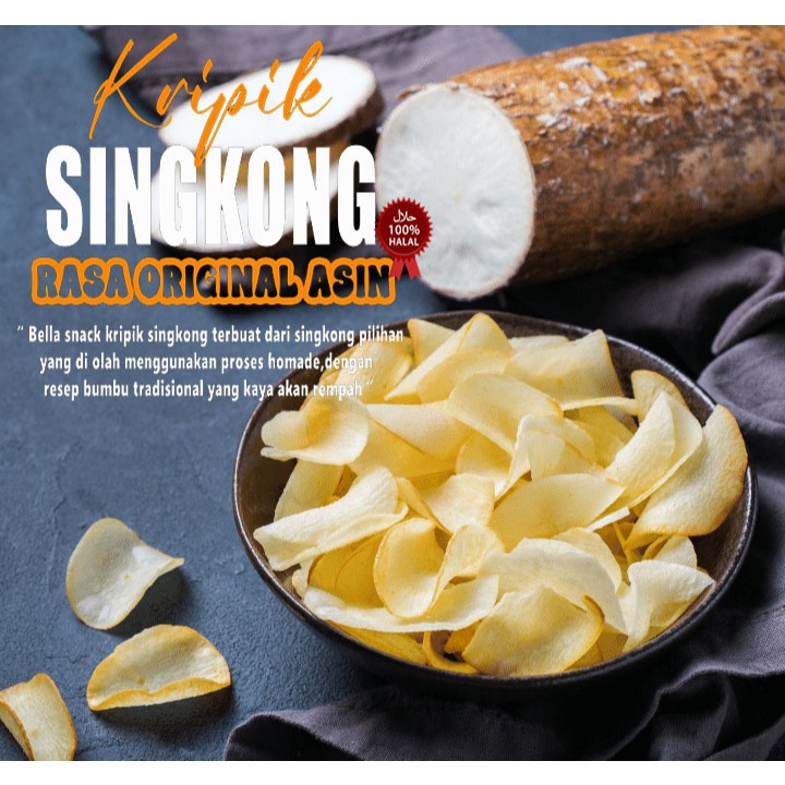 

Keripik singkong rasa original 500gr