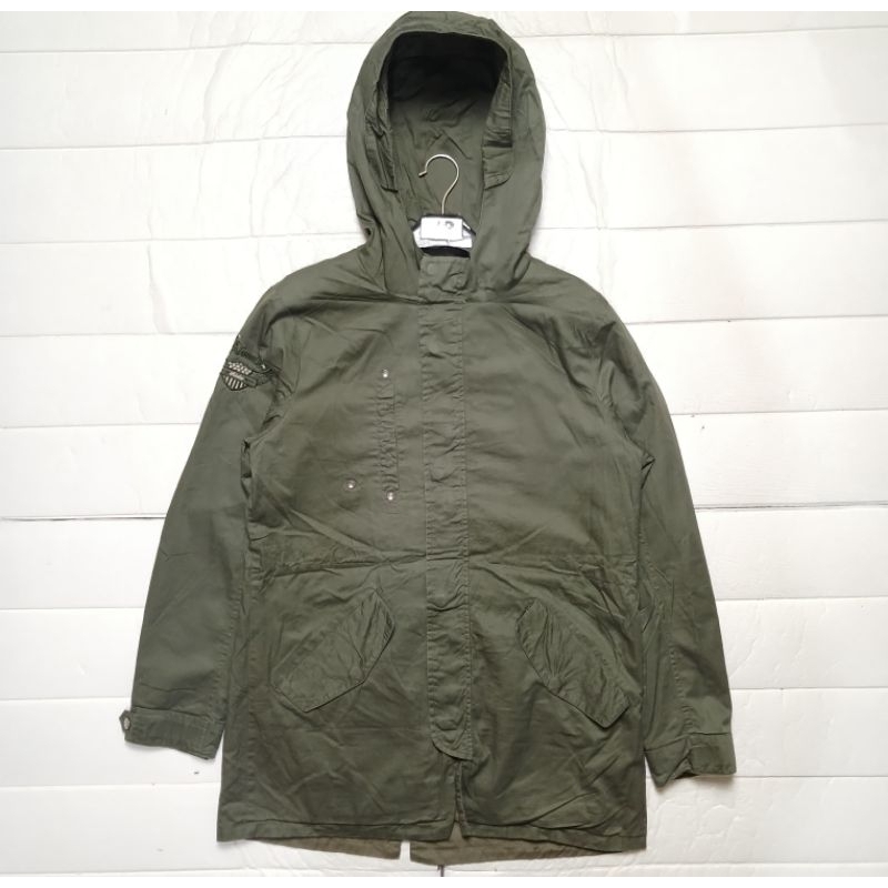 JAKET PARKA FISHTAIL BY AIRWALK SIZE XL FIT TO L