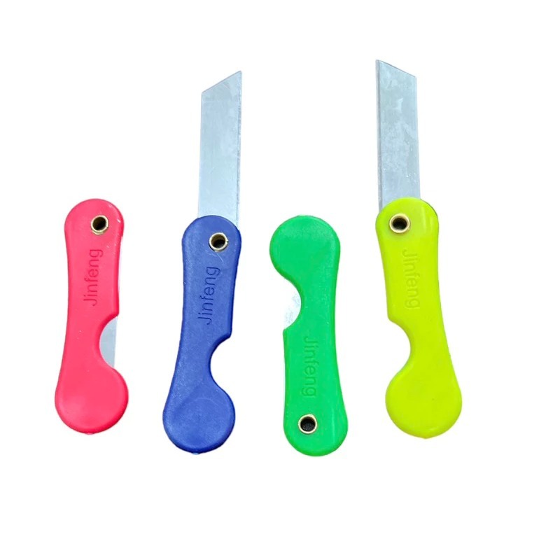 

PROMO Cutter Lipat Mini Pisau Lipat Kecil Silet Lipat Warna Warni