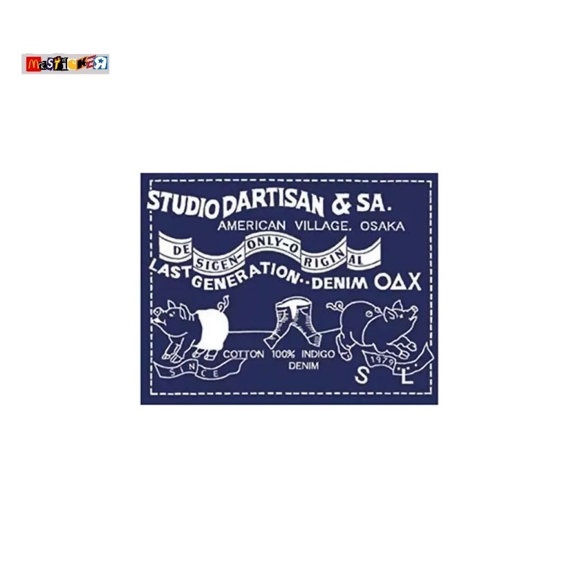 

sticker Studio D'artisan logo stiker japan last generation denim