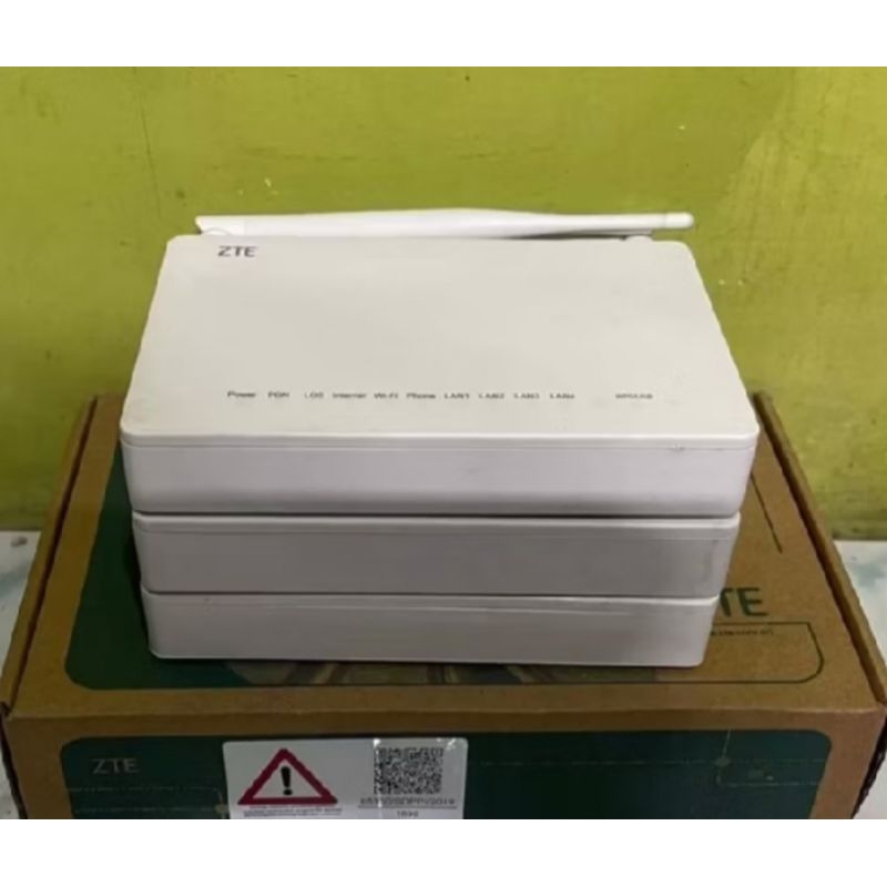 ONT GPON_ZTE F660 V2 (PORT BIRU) PLUS ADAPTOR