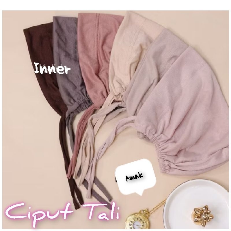 Ciput Tali Premium Bahan Kaos Ciput Tali Belakang Ciput Inner Kaos Rayon Ciput Arab