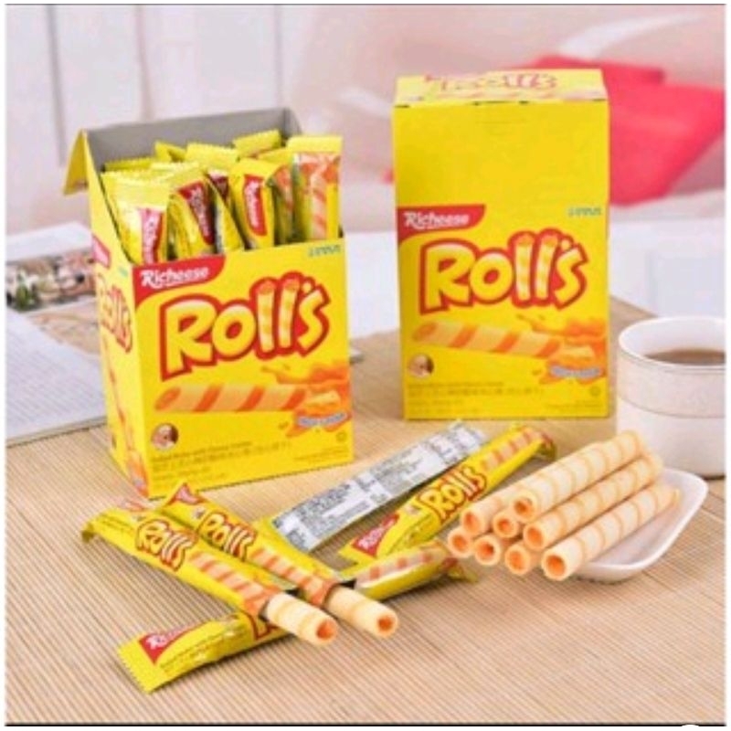 

MURAH Wafer Rolls Keju ( per pack 20pcs )