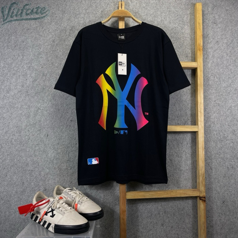 Kaos Ny Rainbow Logo