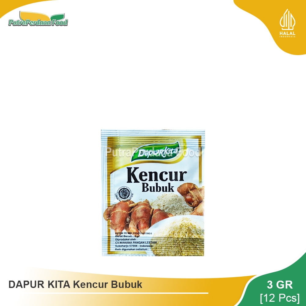 

DAPUR KITA Kencur Bubuk 3gr (12 Pcs)