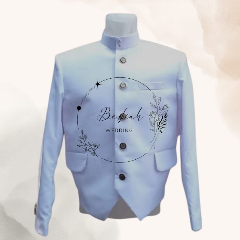 beskap Jogja pres polos putih