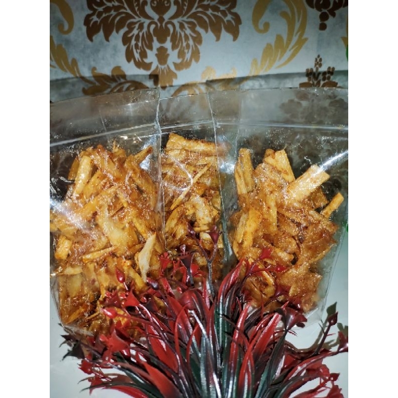 

Keripik Pedas Manis Keripik Ubi Pedas Manis 150gr