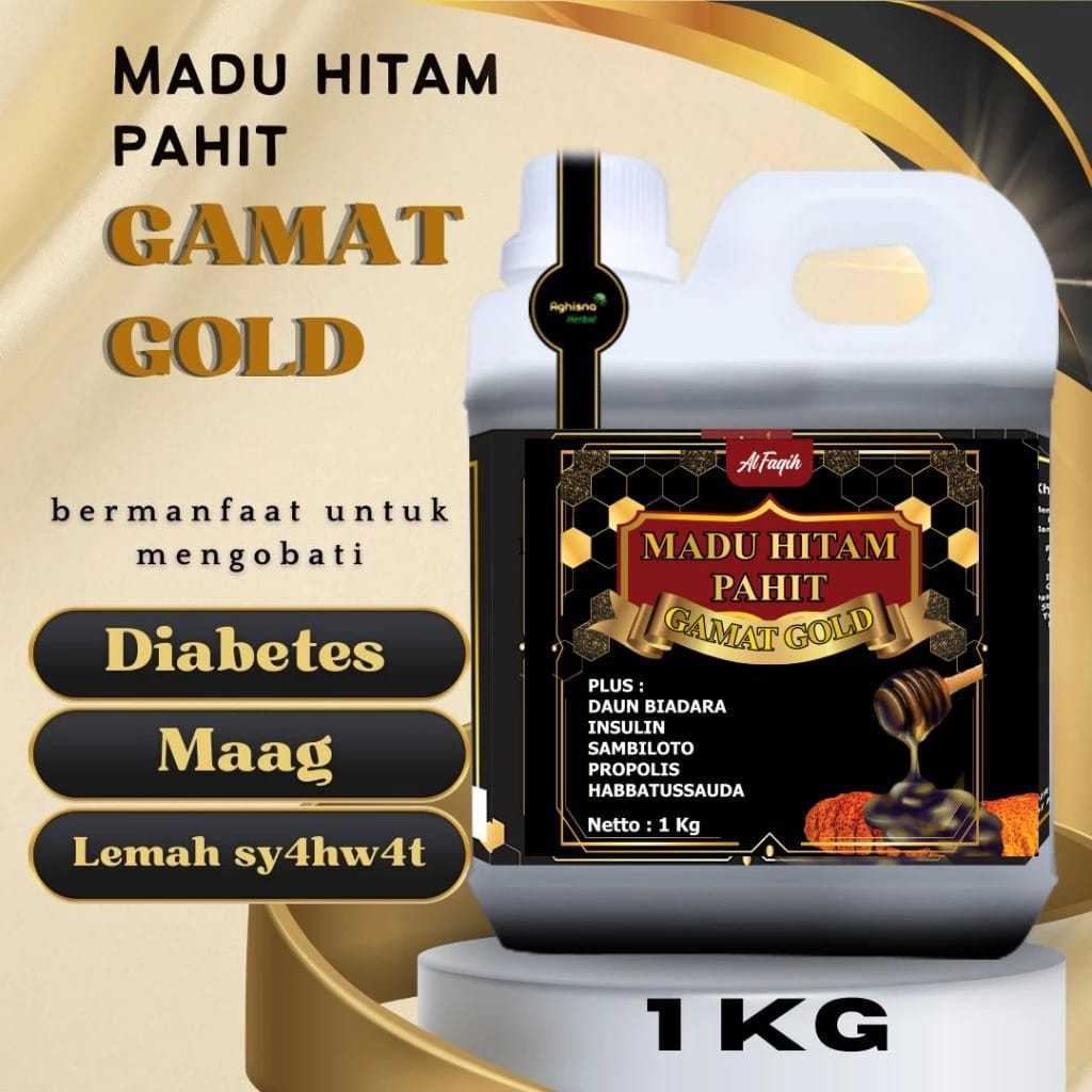 

Madu Hitam Pahit Gamat Gold 1 Kg Herbal Alami