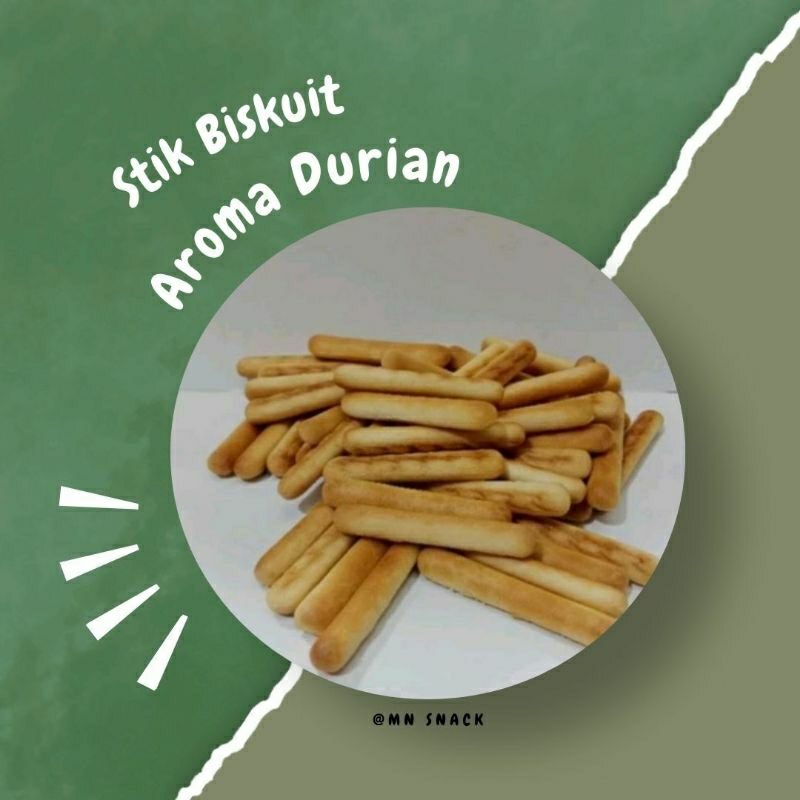 

Stik Biskuit Durian/Biskuit Aroma Durian Kemasan 1 Kg