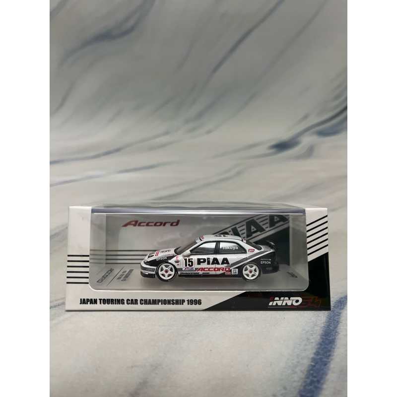 Inno 64 Inno64 Models Diecast / Miniatur Mobil Honda Accord #15 Takuya Kurosawa PIAA Japan JTCC Japa