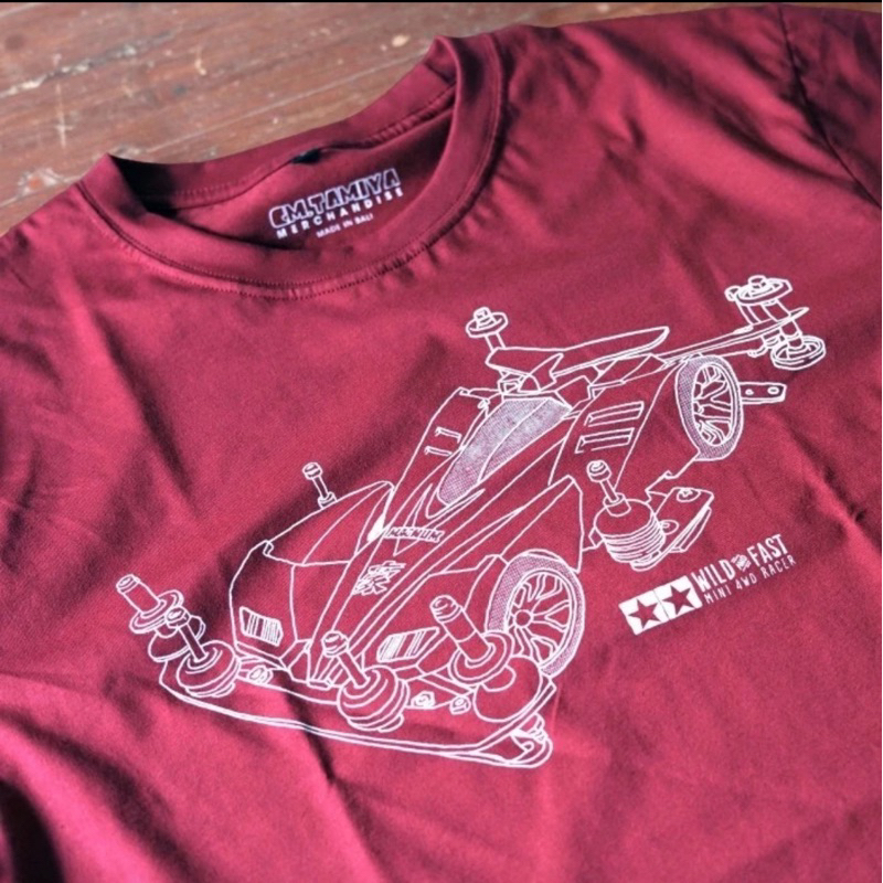T-Shirt Baju Kaos CM Tamiya Merchandise - Victory Magnum