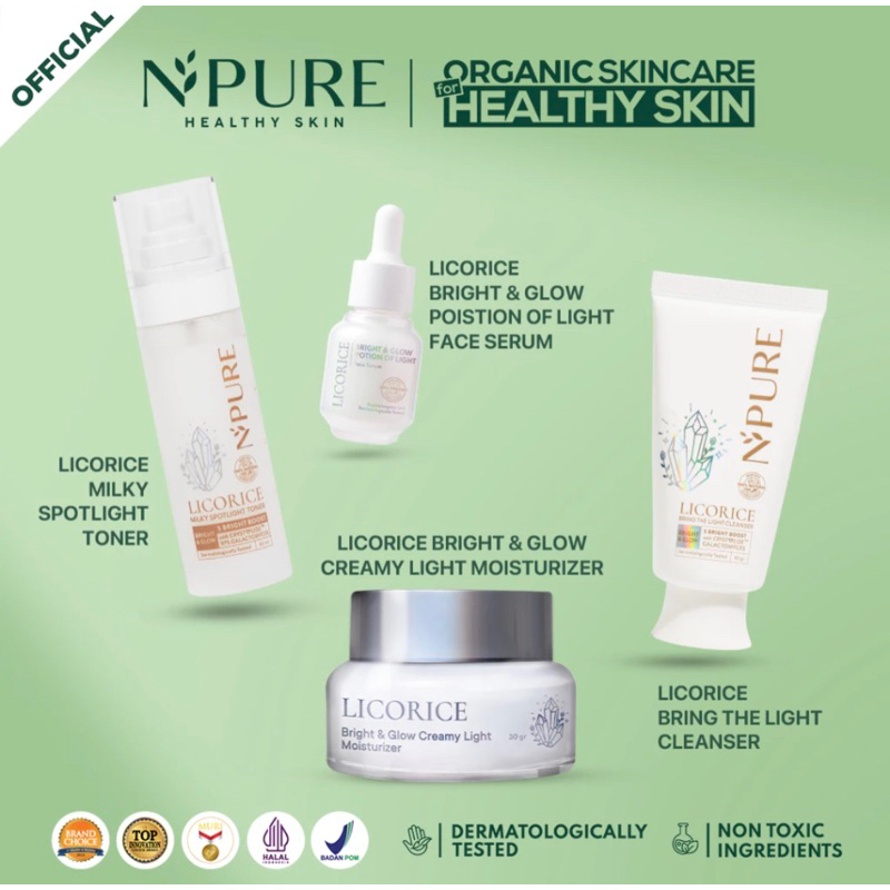 BIG SALE‼️Paket Set LICORICE Npure 4pcs