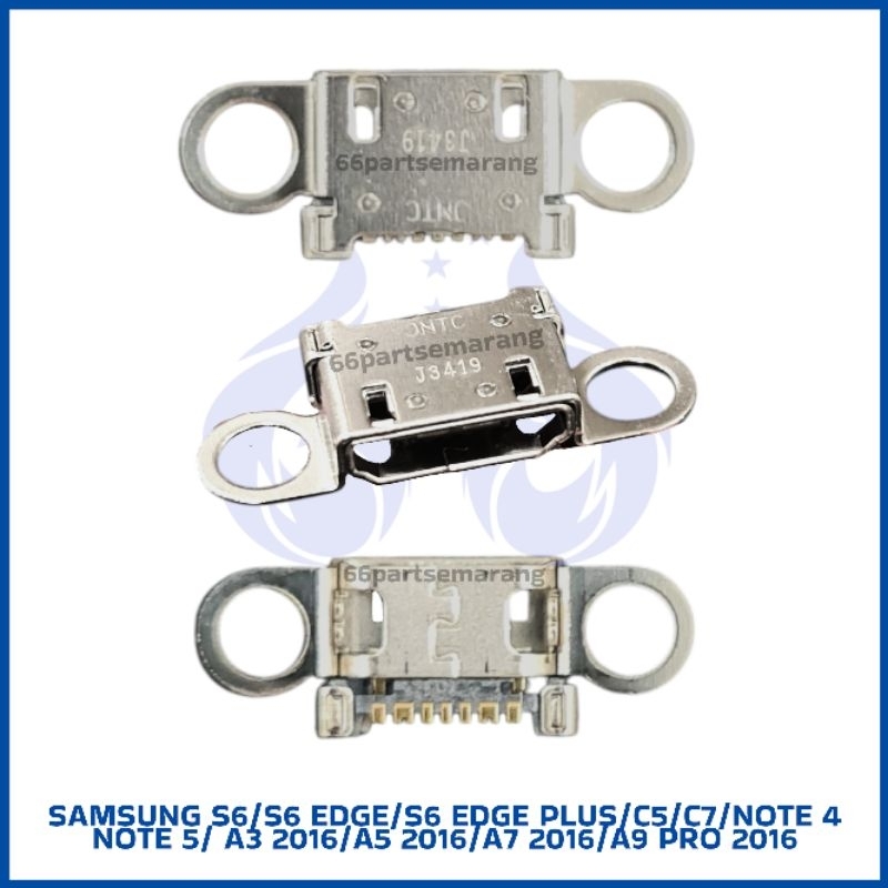 Konektor Cas Connector Charger Samsung S6 / S6 Edge / S6 Edge Plus / C5 / C7 / Note 4 / Note 5 / A3 