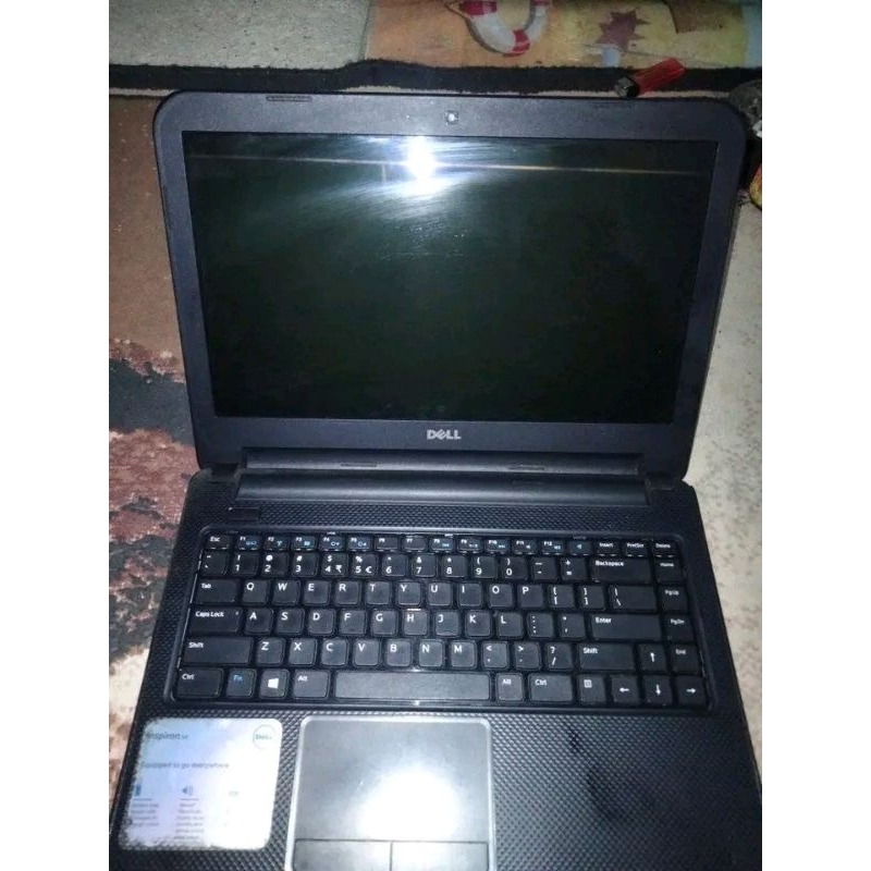 casing laptop dell inspiron 3421 kondisi mati total