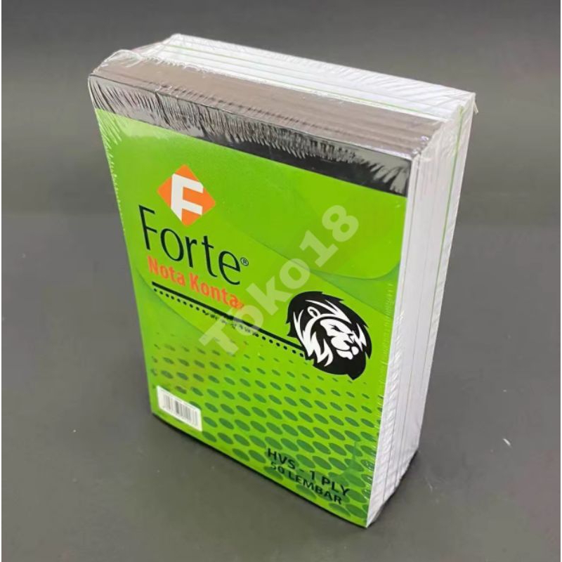 

Ay00! 1 Pak Nota Kontan Kecil 2 Ply & 1 Ply(Isi 10 Buku)Forte