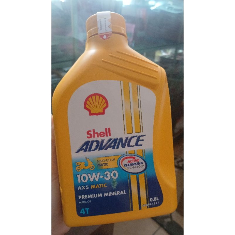 Oli Shell Advance Helix Ax5 Matic 0,8L Oli Motor Matic