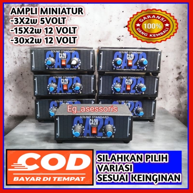 (PROMO) power ampli mini model Ca20