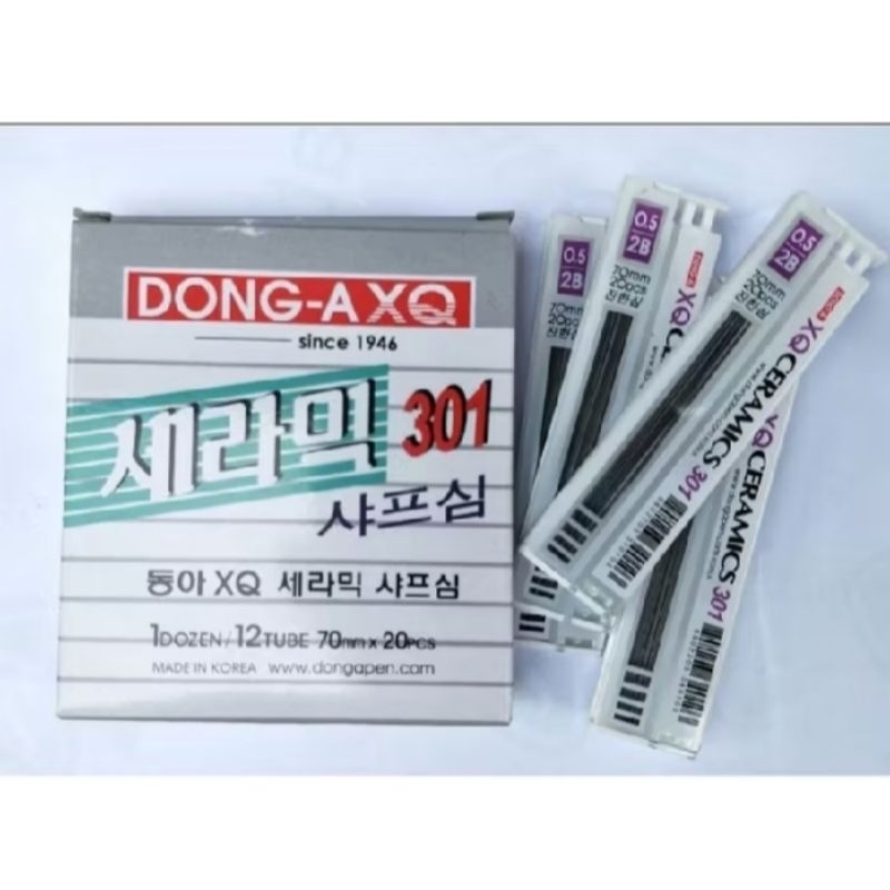 

Isi pencil mekanik DONG-A ceramics 0.5 mm 2B ( isi 12 tube)
