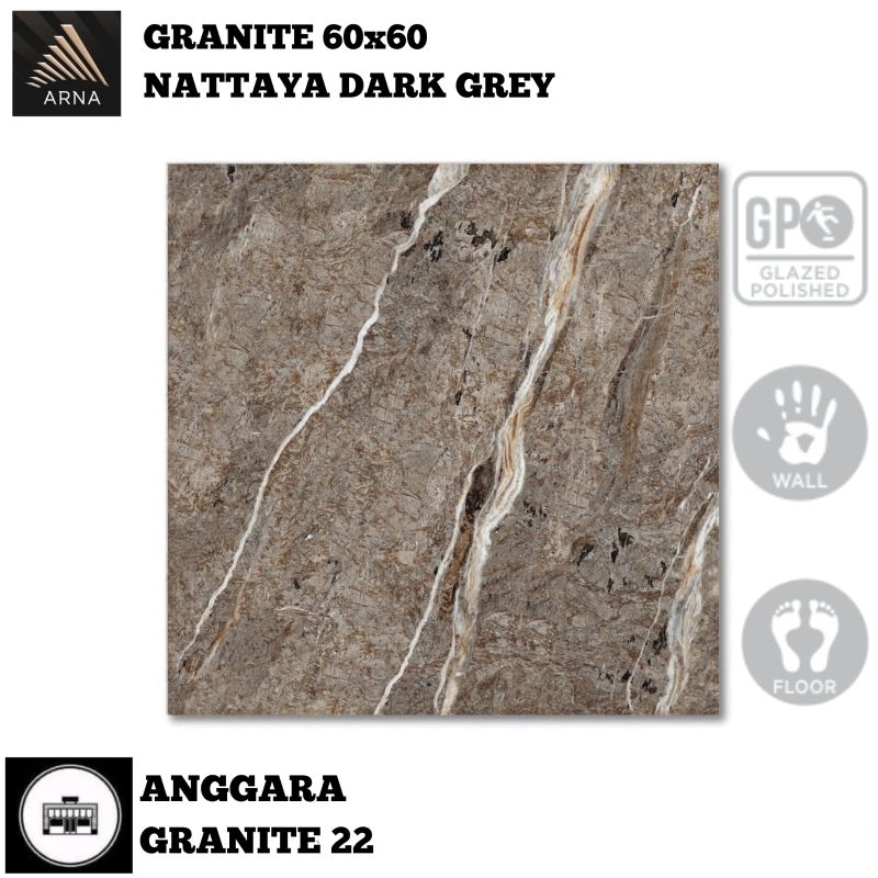 Granit 60x60 Arna Nattaya Dark Grey