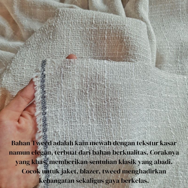 KAIN TWEED PREMIUM | Harga /0,5 m | kain tweed meteran | kain tweed import | kain tweed | kain butik