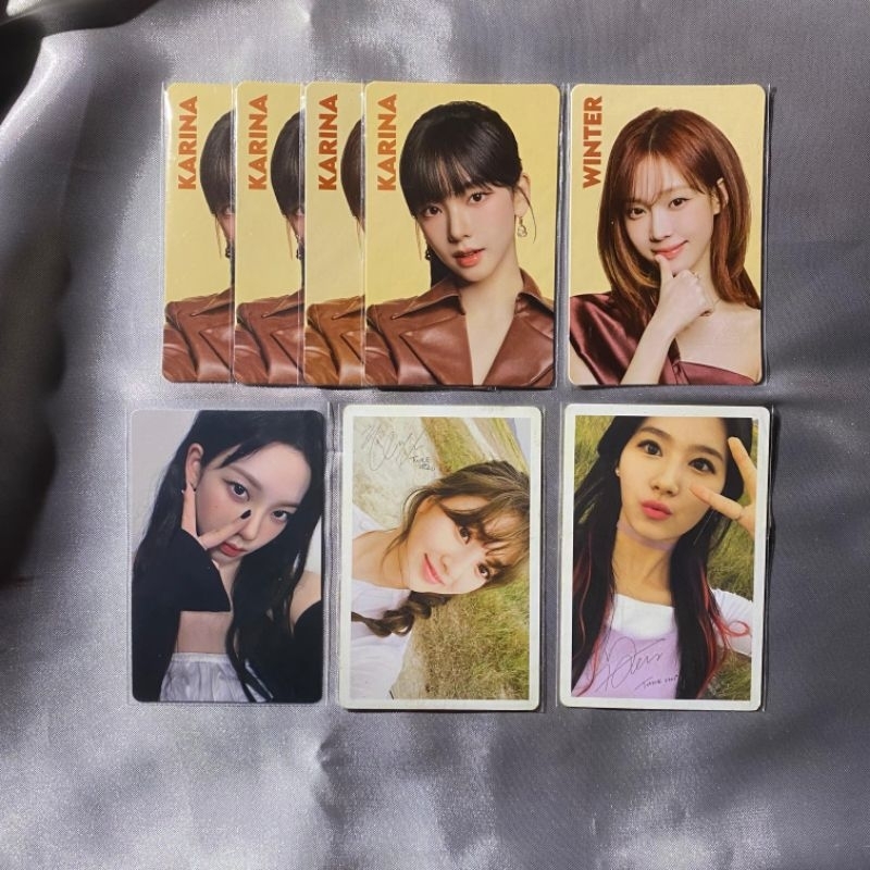 (Ready) Twice Aespa photocard Jihyo Sana Karina Winter official Twicecoaster lane 1 Nabati