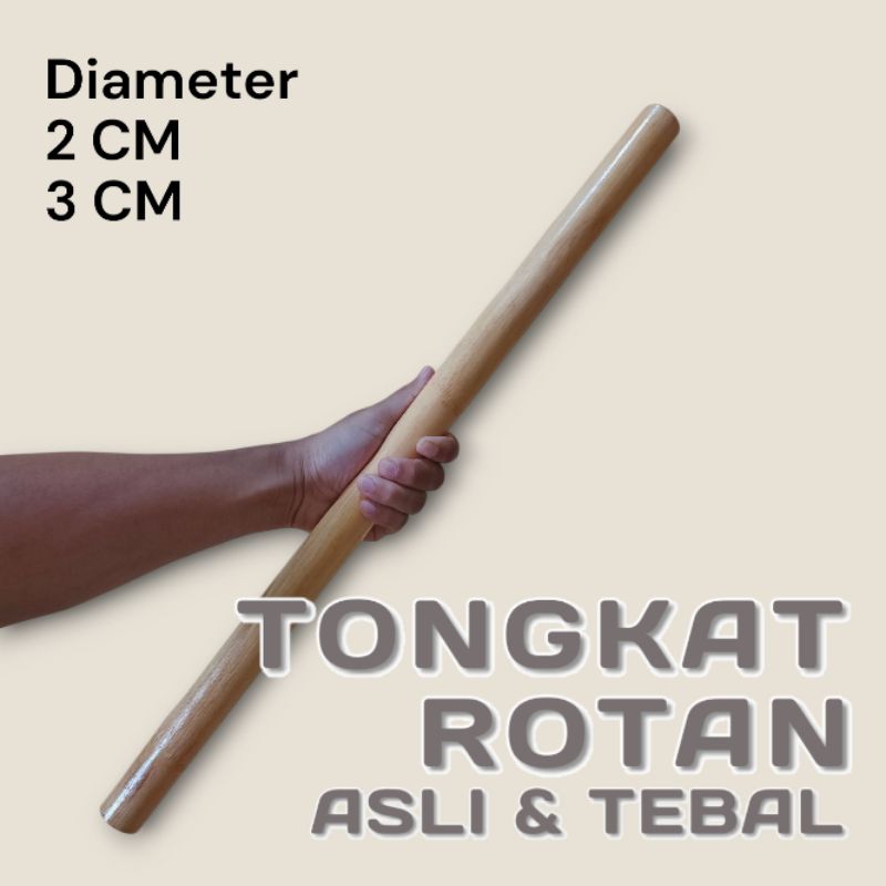 Tongkat Rotan 70cm Toya Rotan 70 cm Toya Kungfu Toya Sakti Toya Wushu