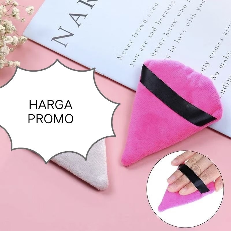 SPONS BEDAK SPOON SEGITIGA MAKE UP SPOON LEMBUT PROMO