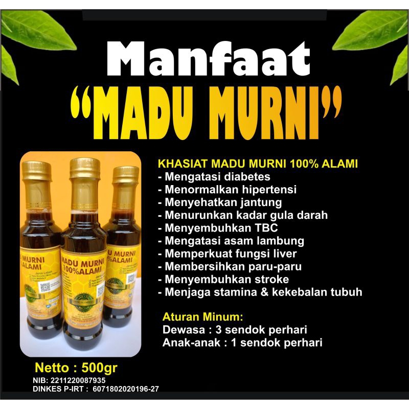 

MADU MURNI 100% ALAMI ANUGRAH