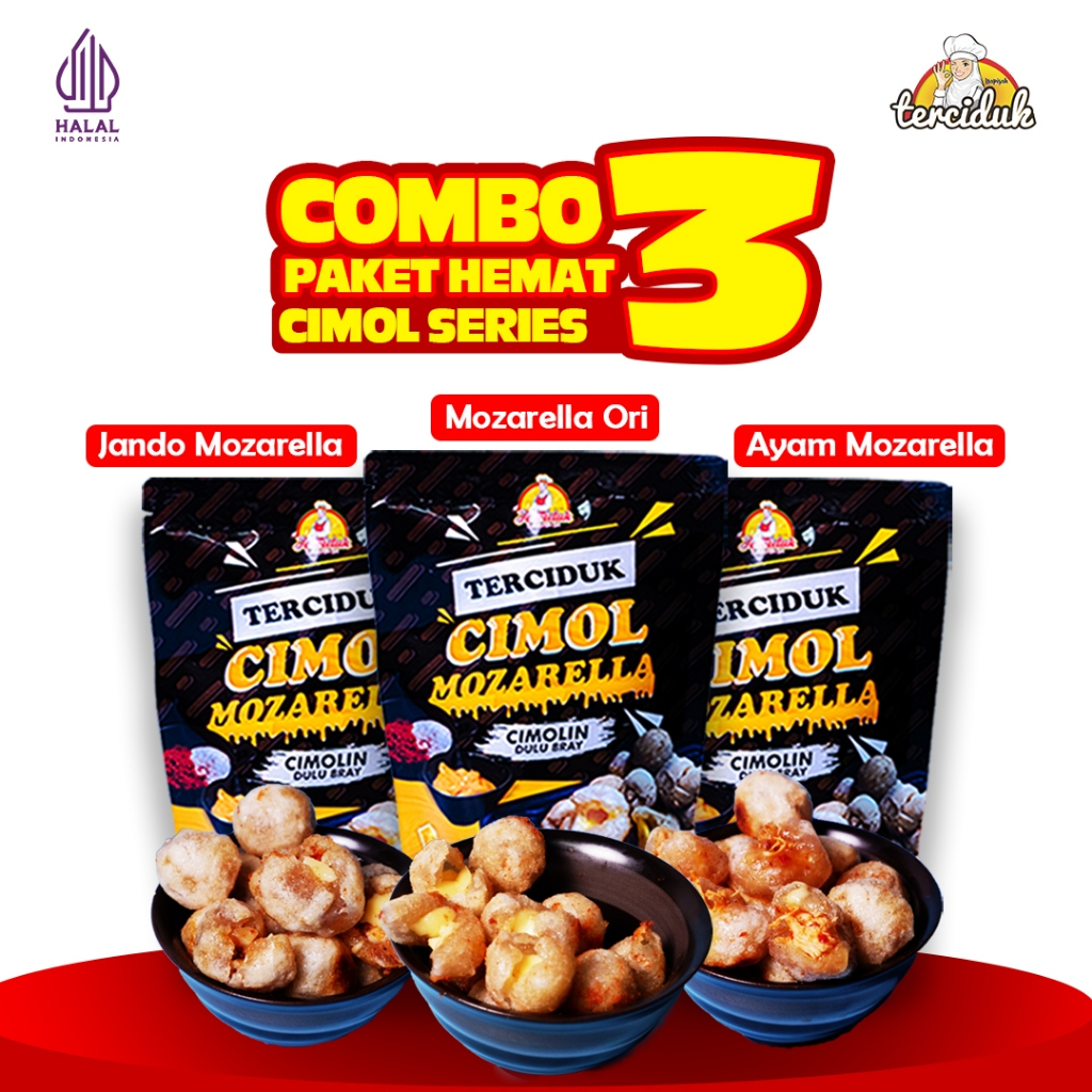 

CIMOL SERIES - PAKET HEMAT ISI 3 | ORIGINAL | JANDO | AYAM - TERCIDUK FOOD