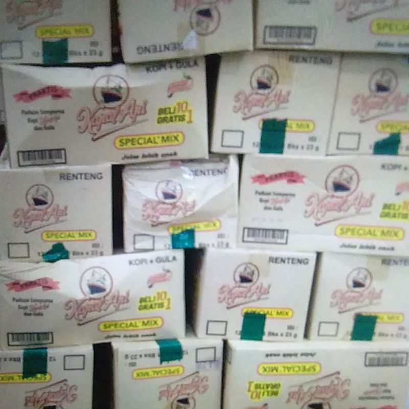 

kopi kapal api special mix 1karon renceng 10+1