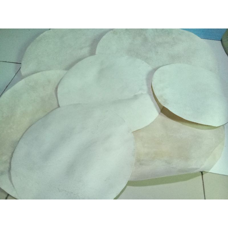 MURAH KULIT KAMBING POTONGAN KERING REBANA UKURAN LINGKARAN