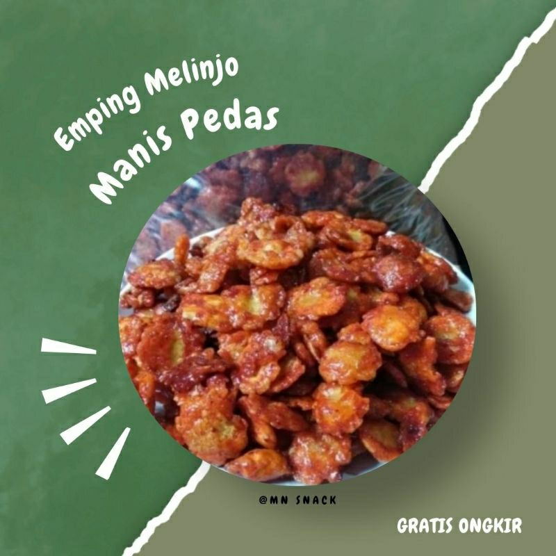 

Emping Melinjo Pedas Manis 500 Gram