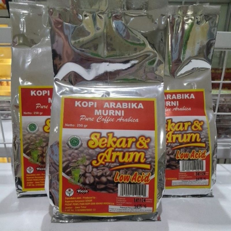 

Kopi Arabika Bubuk Low Acid 250gr by Puslit Kopi dan Kakao Indonesia