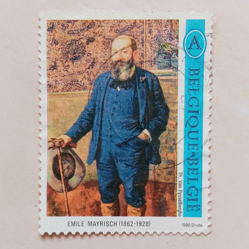 

(AA) Perangko Belgia 1996 70th Death Anniversary of Theo van Rysselberghe (1862-1926) A º - Tanpa Nilai Nominal Used