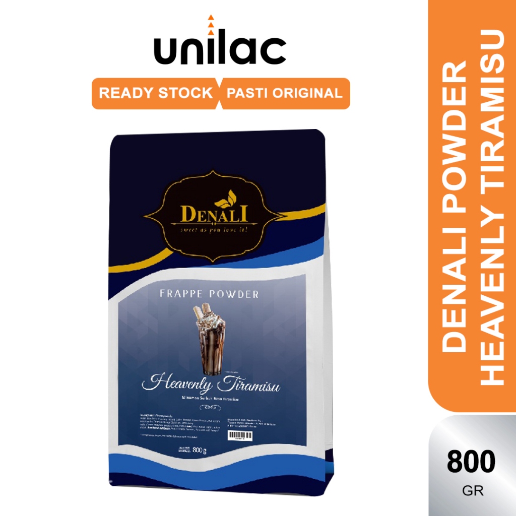 

Denali Frappe Powder Minuman Segar | Minuman Bubuk Premium | Denali Rasa Tiramisu 800gr