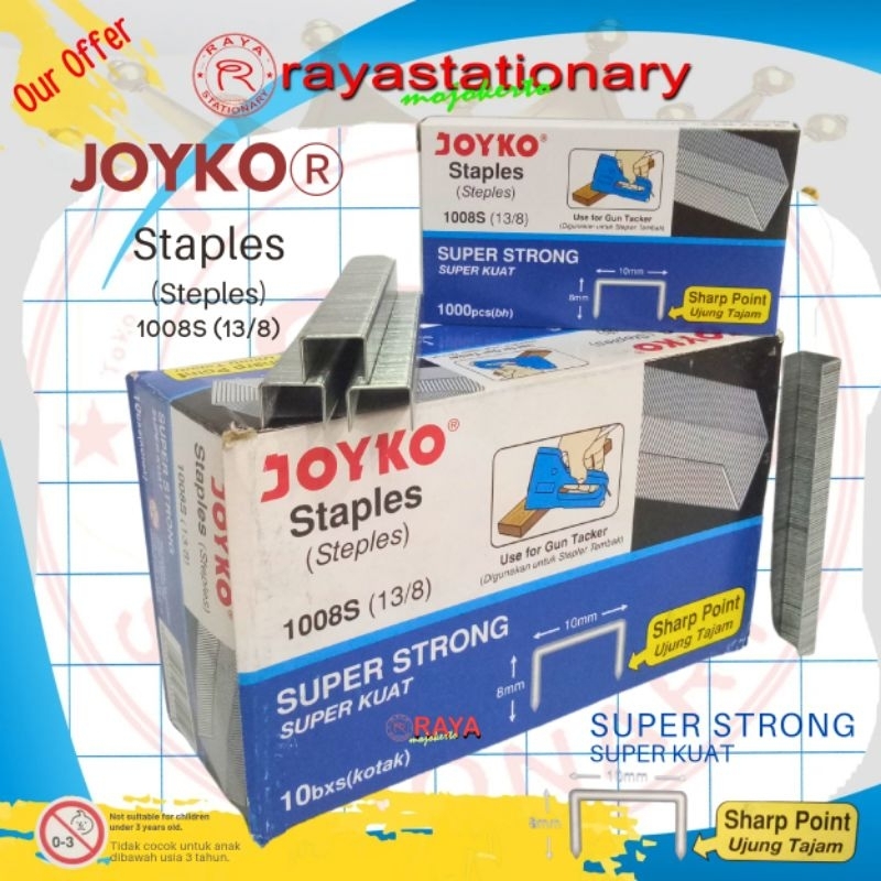 

Isi Staples 13/8 Joyko 1008S