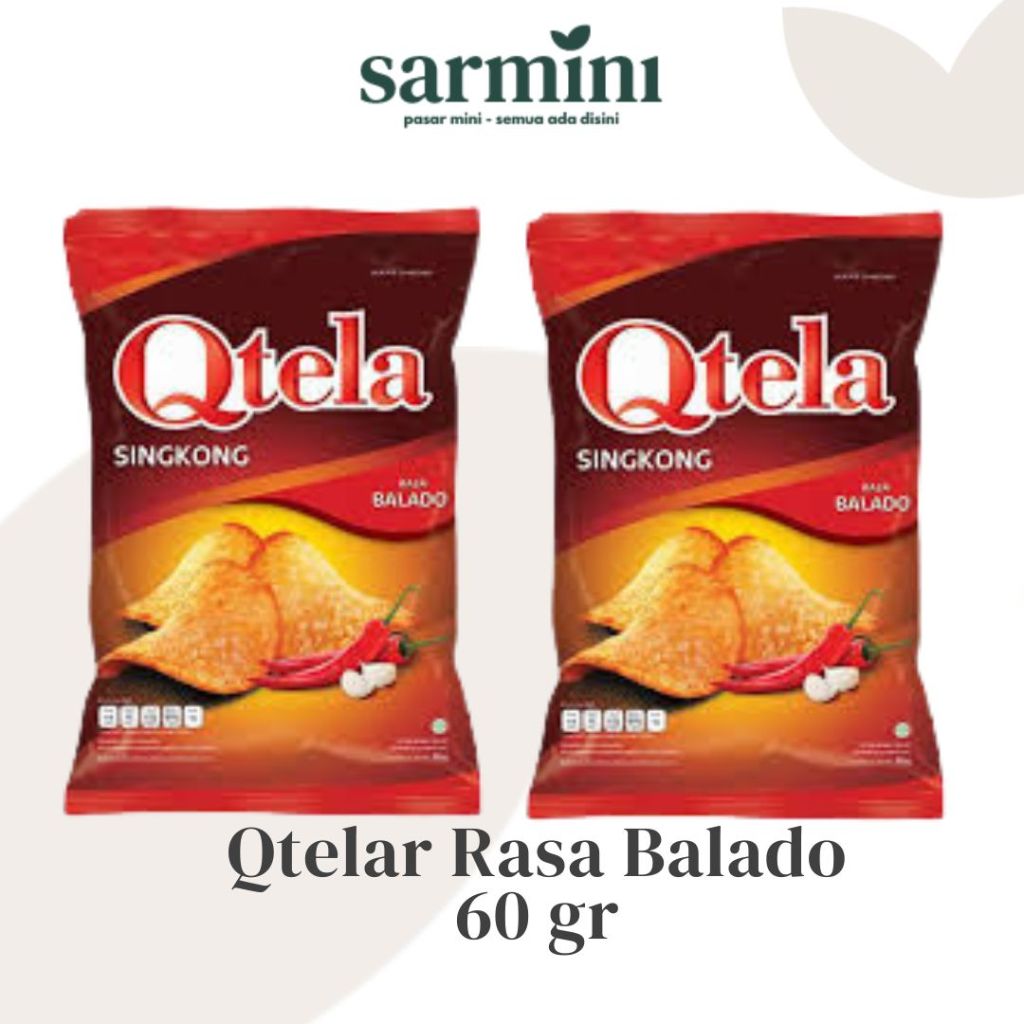 

Qtela Singkong Rasa Balado 60gr